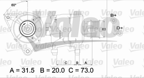 Valeo 437310 - Alternatör parcadolu.com