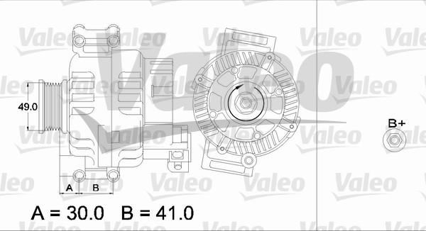 Valeo 437375 - Alternatör parcadolu.com