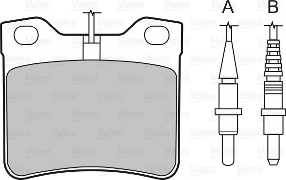 Valeo 598063 - FREN BALATASI ARKA 597243 WVA 21279  PEUGEOT   406 2.0  parcadolu.com