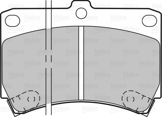 Valeo 598274 - BALATA FREN ON-MAZDA  323 90-96 KIA  RIO 00-02    parcadolu.com