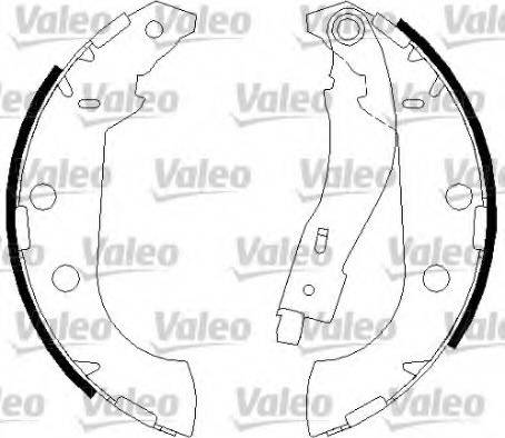 Valeo 562644 - Fren Pabuç Takımı parcadolu.com