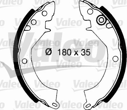 Valeo 562687 - Fren Pabuç Takımı parcadolu.com