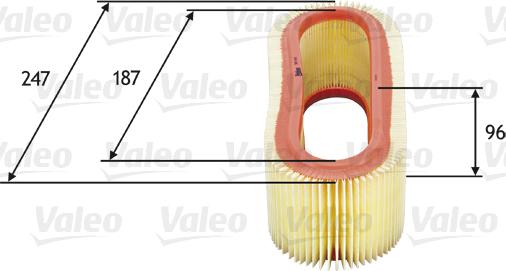 Valeo 585643 - Hava Filtresi parcadolu.com