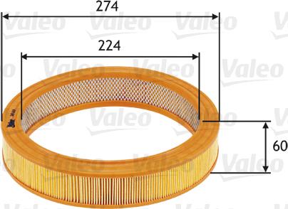 Valeo 585619 - Hava Filtresi parcadolu.com