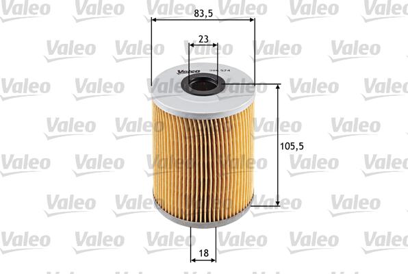 Valeo 586574 - Yağ filtresi parcadolu.com