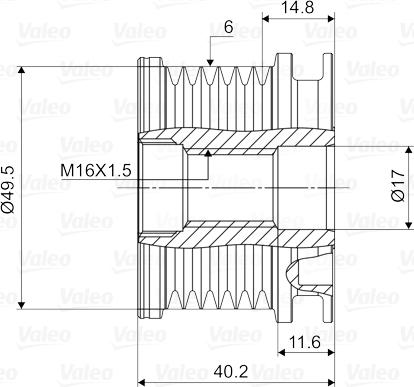 Valeo 588016 - ALTERNATOR KASNAGI RULMANLI CADDY IV GOLF VII PASSAT 14>A3 12>A4 13>15 IBIZA 08>10 LEON 13> parcadolu.com