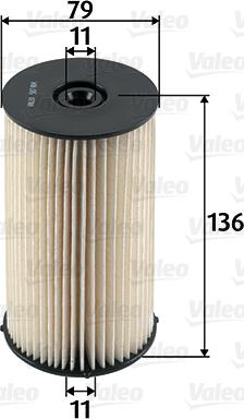 Valeo 587904 - Yakıt Filtresi parcadolu.com