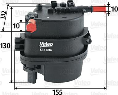 Valeo 587534 - Yakıt Filtresi parcadolu.com