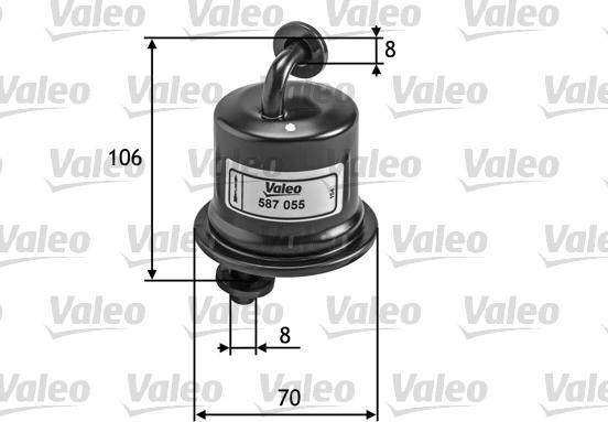 Valeo 587055 - Yakıt Filtresi parcadolu.com