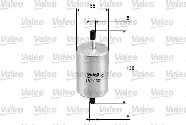 Valeo 587002 - Yağ filtresi parcadolu.com