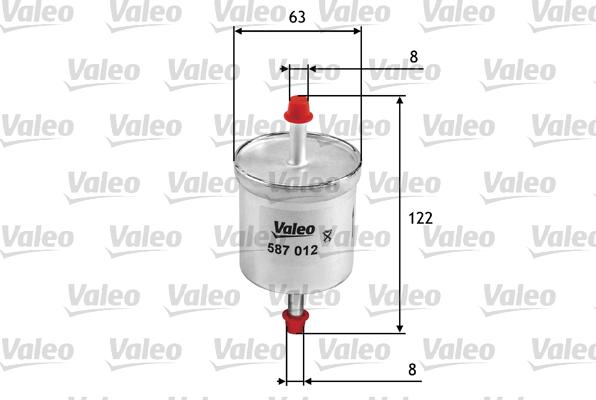 Valeo 587012 - Yakıt Filtresi parcadolu.com