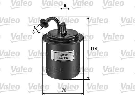 Valeo 587039 - Yakıt Filtresi parcadolu.com