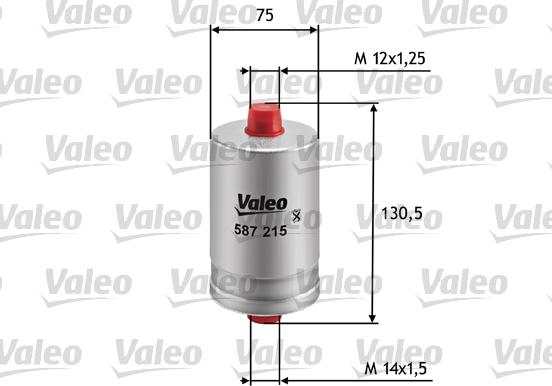 Valeo 587215 - Yakıt Filtresi parcadolu.com