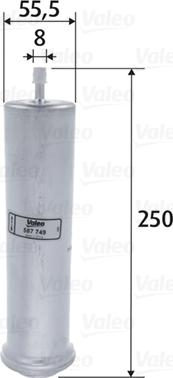 Valeo 587749 - Yakıt Filtresi parcadolu.com
