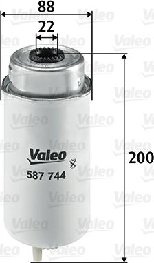 Valeo 587744 - YAKIT FILTRESI MAZOT  FORD   TRANSIT 2.0 TDCI  parcadolu.com