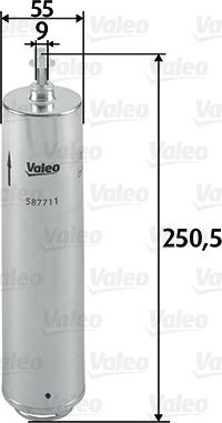 Valeo 587711 - Yağ filtresi parcadolu.com