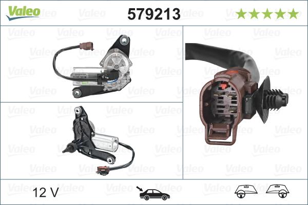 Valeo 579213 - Silecek Motoru parcadolu.com