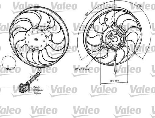 Valeo 696048 - Fan Motoru, Motor Soğutması parcadolu.com