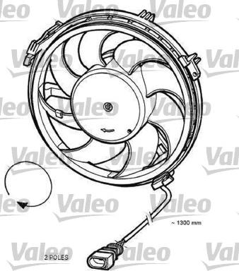 Valeo 696055 - Fan Motoru, Motor Soğutması parcadolu.com