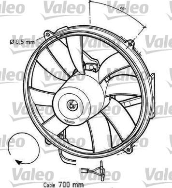 Valeo 696063 - Fan Motoru, Motor Soğutması parcadolu.com