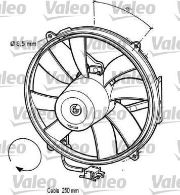 Valeo 696062 - Fan Motoru, Motor Soğutması parcadolu.com