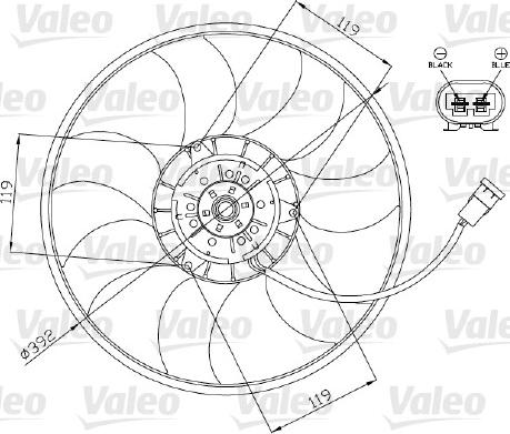 Valeo 696013 - Fan Motoru, Motor Soğutması parcadolu.com