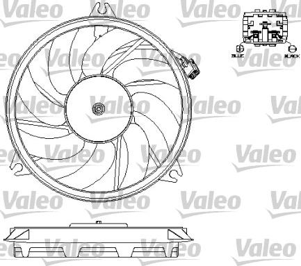 Valeo 696073 - Fan Motoru, Motor Soğutması parcadolu.com