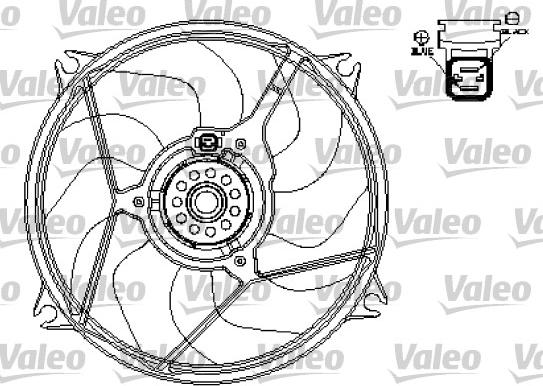 Valeo 696136 - Fan Motoru, Motor Soğutması parcadolu.com