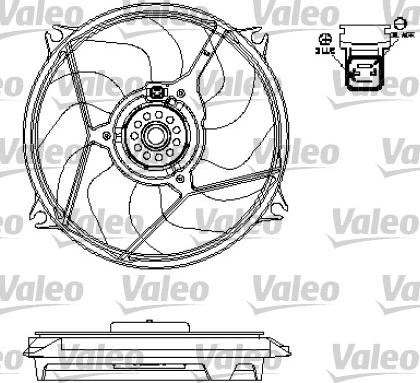 Valeo 696137 - Fan Motoru, Motor Soğutması parcadolu.com