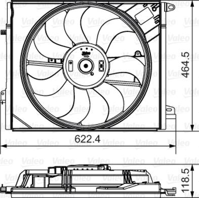 Valeo 696882 - Fan Motoru, Motor Soğutması parcadolu.com