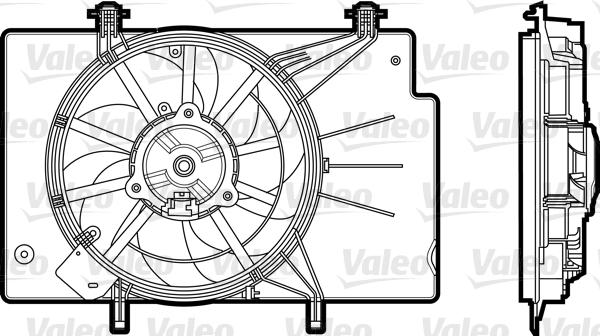 Valeo 696344 - Fan Motoru, Motor Soğutması parcadolu.com