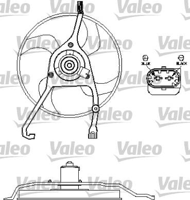 Valeo 696210 - Fan Motoru, Motor Soğutması parcadolu.com