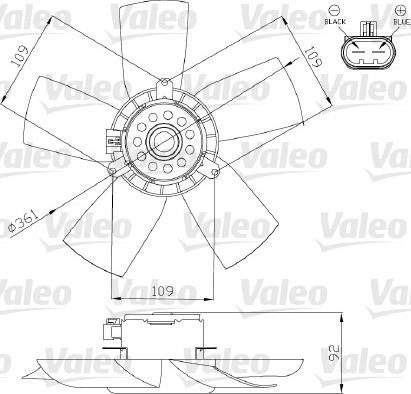 Valeo 696279 - Fan Motoru, Motor Soğutması parcadolu.com