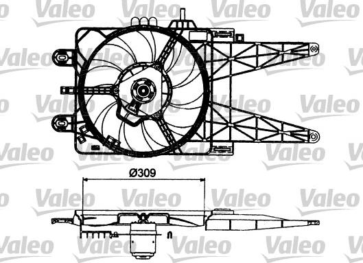 Valeo 698483 - Fan Motoru, Motor Soğutması parcadolu.com