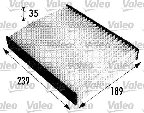 Valeo 698694 - Filtre, kabin havası parcadolu.com