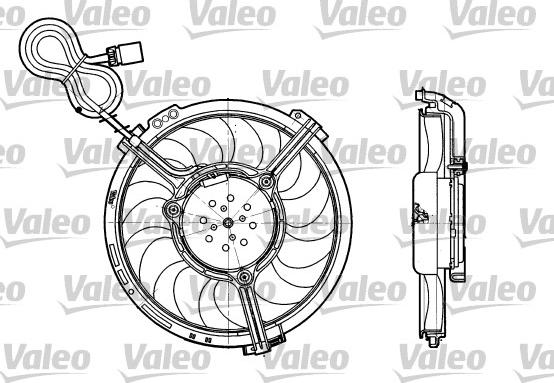 Valeo 698658 - Fan Motoru, Motor Soğutması parcadolu.com