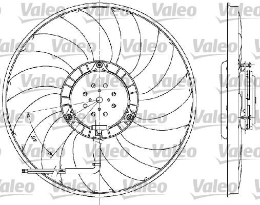 Valeo 698609 - Fan Motoru, Motor Soğutması parcadolu.com