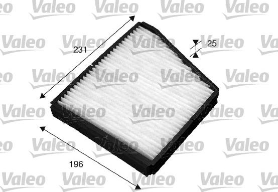 Valeo 698860 - Filtre, kabin havası parcadolu.com