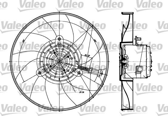 Valeo 698360 - Fan Motoru, Motor Soğutması parcadolu.com