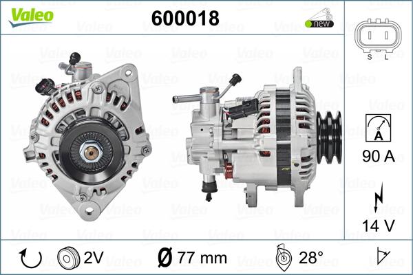 Valeo 600018 - Alternatör parcadolu.com