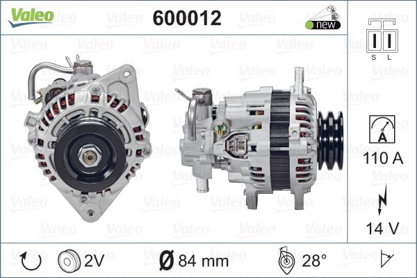 Valeo 600012 - Alternatör parcadolu.com