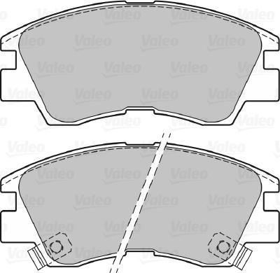 Valeo 670597 - ON FREN BALATASI L200 L300 PAJERO parcadolu.com