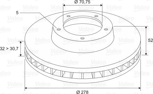 Valeo 197004 - Fren Diski parcadolu.com