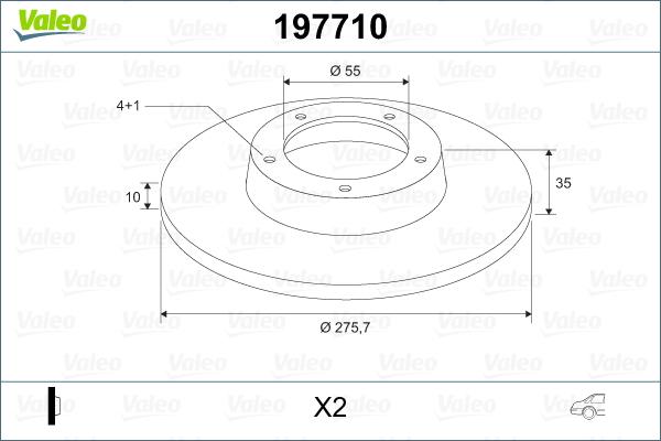 Valeo 197710 - Fren Diski parcadolu.com