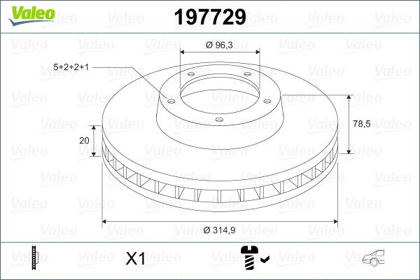 Valeo 197729 - Fren Diski parcadolu.com