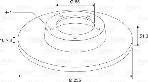 Valeo 186857 - ARKA FREN AYNASI OCTAVIA 1.4 1.6 1.9TDI 2.0TDI 06 - 04>GOLF V 1.4 16V 1.4FSI 1.6 1.9TDI 2.0 10 - 03> parcadolu.com