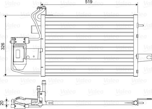 Valeo 814430 - Klima Radyatörü / Kondansatör parcadolu.com