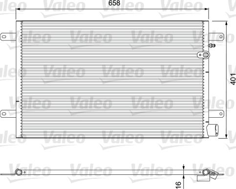 Valeo 814004 - Klima Radyatörü / Kondansatör parcadolu.com