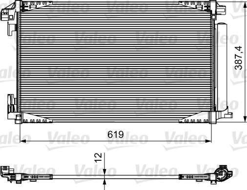 Valeo 814027 - Klima Radyatörü / Kondansatör parcadolu.com