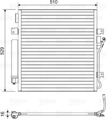 Valeo 814163 - Klima Radyatörü / Kondansatör parcadolu.com